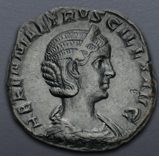 Herennia Etruscilla, 249-251 BC (Rome mint - AE Sestersius)